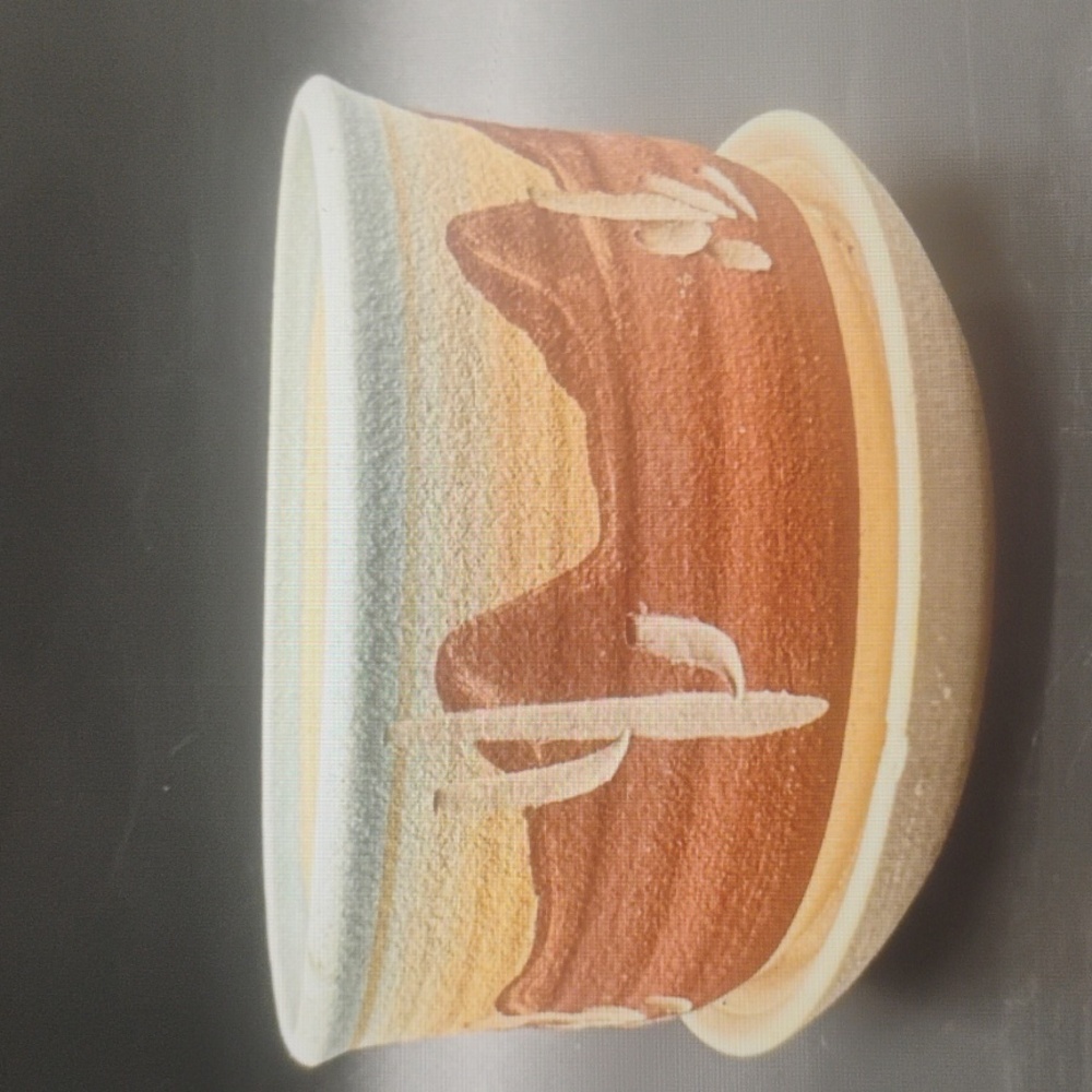🌅 Aztec Southwest POTTERY CACTUS PLANTER 5 1/2” X  2 3/4”